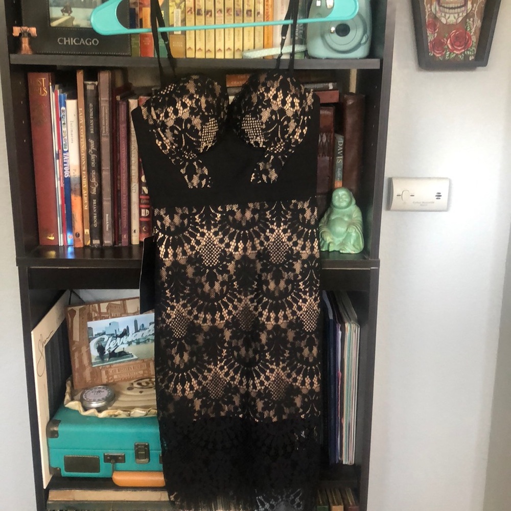 Bebe black cocktail dress